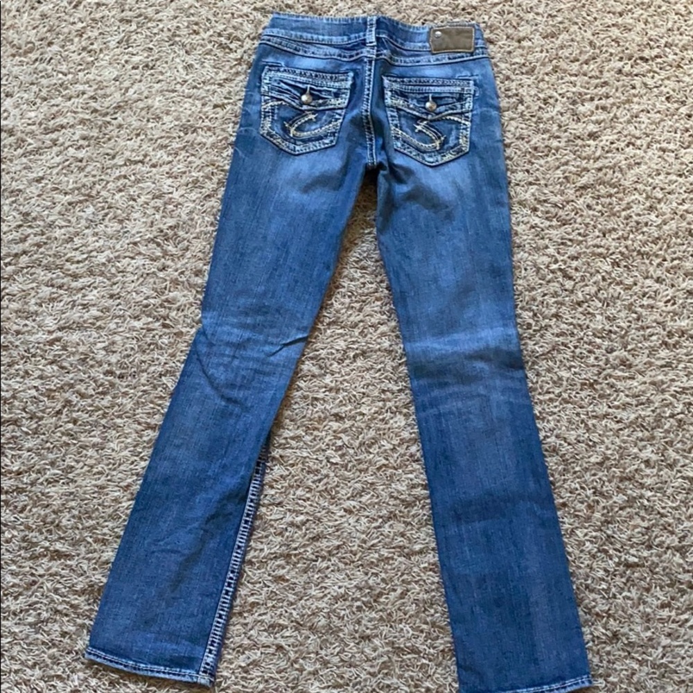 Silver jeans